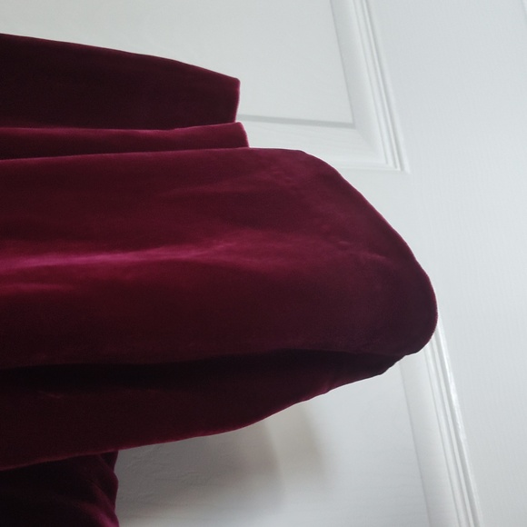 Ruby red velvet holiday party dress US 6 - Picture 8 of 8